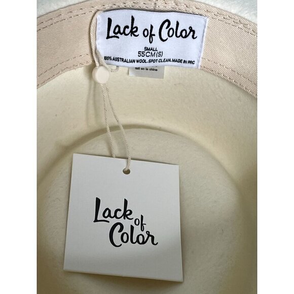 Lack Of Color Ivy Beverly Wool Fedora Hat Green Ribbon NWT - Picture 11 of 12